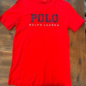Ralph Lauren Red POLO Logo T-Shirt